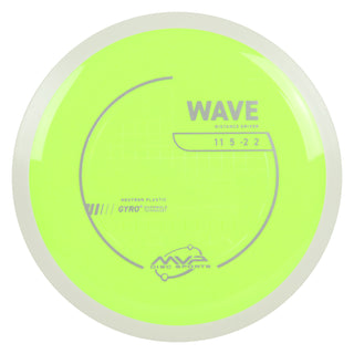 MVP Discs Sports Project Lab Coat Neutron Wave Distance Driver 11/5/-2/2 DayGlo 167 grams