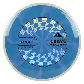 Axiom Discs Project Lab Coat Cosmic Neutron Crave 6.5/5/-1/1 Blue/White 168 grams