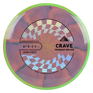 Axiom Discs Project Lab Coat Cosmic Neutron Crave 6.5/5/-1/1 Pink Black/Green Red 163 grams