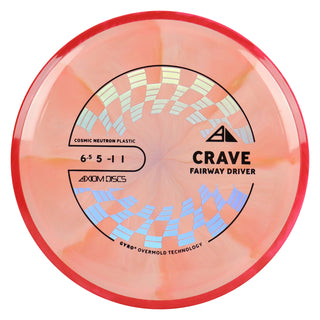 Axiom Discs Project Lab Coat Cosmic Neutron Crave 6.5/5/-1/1 Peach/Red Pink 161 grams