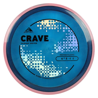Axiom Discs Project Lab Coat Proton Crave 6.5/5/-1/1 Dark Blue Shimmer/Pink 162 grams