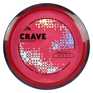 Axiom Discs Project Lab Coat Proton Crave 6.5/5/-1/1 Red/Black Purple 163 grams
