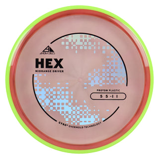 Axiom Discs Project Lab Coat Proton Hex Midrange Disc 5/5/-1/1 Pink/DayGlow 169 grams