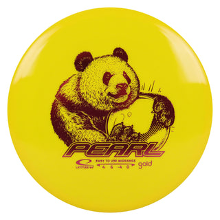 Latitude 64 Disc Golf Gold Pearl Midrange 4/6/-4/0 Yellow/Red 157 grams