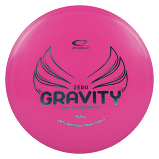 Latitude 64 Disc Golf Zero Gravity Fuse Midrange 5/6-1/0 Pink/Teal 124 grams