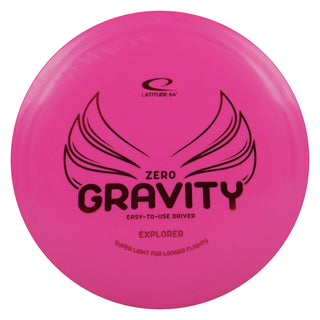 Latitude 64 Disc Golf Zero Gravity Explorer Fairway Driver 7/5/0/2 Pink/Red 122 grams