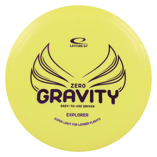 Latitude 64 Disc Golf Zero Gravity Explorer Fairway Driver 7/5/0/2 Yellow/Purple 123 grams