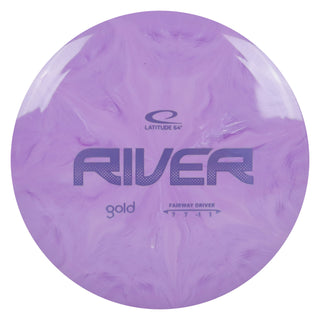 Latitude 64 Disc Golf Gold Burst River Fairway Driver 7/7/-1/1 Purple/Lavender 167 grams