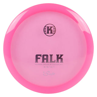 Kastaplast Disc Golf K1 Soft Falk Fairway Driver 9/6/-2/1 Clear Pink/Lavender 173 grams