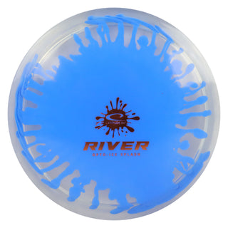 Latitude 64 Disc Golf Opto-Ice Splash River Fairway Driver 7/7/-1/1 Blue/Orange 174 grams