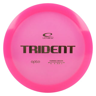 Latitude 64 Disc Golf Opto Trident Fairway Driver 6/4/-0.5/3 Pink/Gold 174 grams