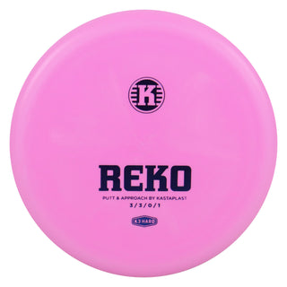 Kastaplast Disc Golf K3 Hard Reko Putter 3/3/0/1 Pink/Indigo 173 grams