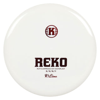 Kastaplast Disc Golf K1 Reko Putter 3/3/0/1 White/Red 174 grams