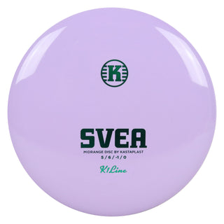 Kastaplast Disc Golf K1 Svea Midrange 5/6/-1/0 Lavender/Green 174 grams
