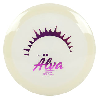Kastaplast Disc Golf K1 Glow Alva Distance Driver 11/6/-2/2 Glow/Purple 173 grams