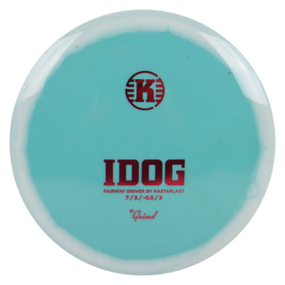 Kastaplast Disc Golf K1 Grind Idog Fairway Driver 7/5/-0.5/2 Blue White/Red 172 grams