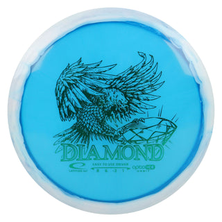 Latitude 64 Disc Golf Opto-Ice Orbit Diamond Fairway Driver 8/6/-3/1 Blue/Green 155 grams
