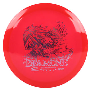 Latitude 64 Disc Golf Opto Diamond Fairway Driver 8/6/-3/1 Red/Lavender 157 grams