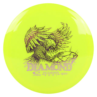 Latitude 64 Disc Golf Opto Diamond Fairway Driver 8/6/-3/1 Yellow/Lavender 156 grams