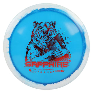 Latitude 64 Disc Golf Opto-Ice Orbit Sapphire Distance Driver 10/6/-2/1.5 Blue/Red 163 grams