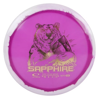 Latitude 64 Disc Golf Opto-Ice Orbit Sapphire Distance Driver 10/6/-2/1.5 Purple/Gold 161 grams