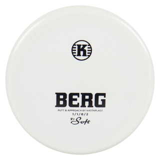 Kastaplast Disc Golf K1 Soft Berg Putter 1/1/0/2 White/Black 173 grams