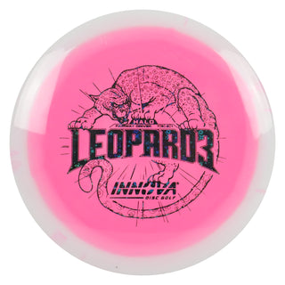 Innova Disc Golf Halo Star Leopard3 Fairway Driver 7/5/-2/1 White Pink/Black Stars 172 grams
