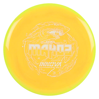 Innova Disc Golf Halo Star Mako3 Midrange Disc 5/5/0/0 Yellow Orange/White 180 grams