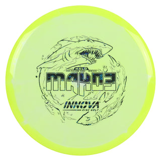 Innova Disc Golf Halo Star Mako3 Midrange Disc 5/5/0/0 Yellow/Black Stars 180 grams