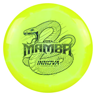 Innova Disc Golf Halo Star Mamba Distance Driver 11/6/-5/1 Yellow/Black Stars 161 grams