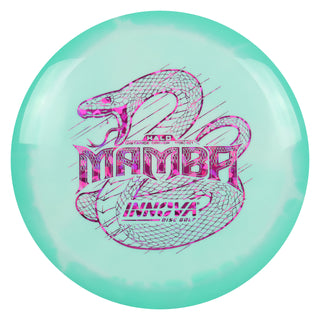 Innova Disc Golf Halo Star Mamba Distance Driver 11/6/-5/1 Teal White/Magenta Shatter 161 grams