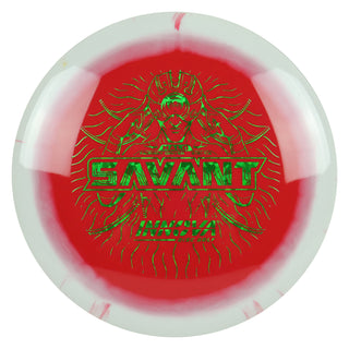 Innova Disc Golf Halo Star Savant Fairway Driver 9/5/-1/2 White Red/Green Shatter 171 grams