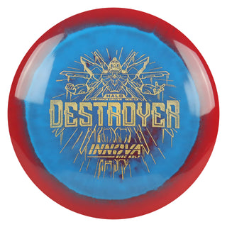 Innova Disc Golf Halo Star Destroyer Distance Driver 12/5/-1/3 Gold Blue/Green 172 grams