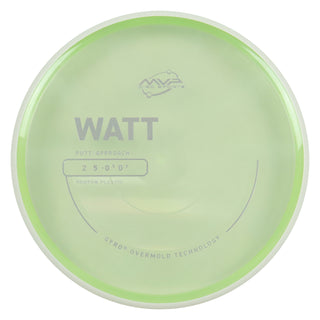 MVP Discs Sports Project Lab Coat Proton Watt Putt and Approach 2/5/-0.5/0.5 Clear 175 grams
