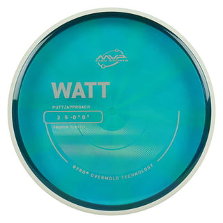MVP Discs Sports Project Lab Coat Proton Watt Putt and Approach 2/5/-0.5/0.5 Turquoise 167 grams