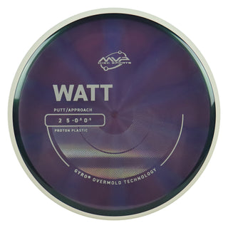MVP Discs Sports Project Lab Coat Proton Watt Putt and Approach 2/5/-0.5/0.5 Purple Green Colorshift 175 grams