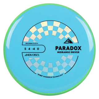 Axiom Discs Project Lab Coat Neutron Paradox Midrange Disc 5/4/-4/0 Blue/Green Blue 178 grams
