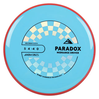 Axiom Discs Project Lab Coat Neutron Paradox Midrange Disc 5/4/-4/0 Blue/Red 168 grams