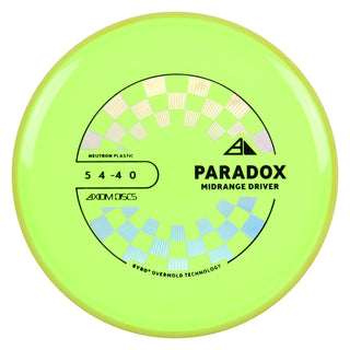 Axiom Discs Project Lab Coat Neutron Paradox Midrange Disc 5/4/-4/0 DayGlo/Yellow 169 grams
