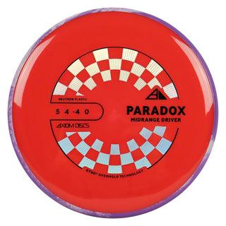 Axiom Discs Project Lab Coat Neutron Paradox Midrange Disc 5/4/-4/0 Red/Purple White 176 grams