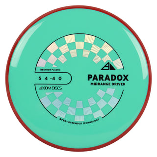 Axiom Discs Project Lab Coat Neutron Paradox Midrange Disc 5/4/-4/0 Teal/Red 178 grams