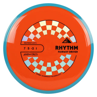 Axiom Discs Project Lab Coat Neutron Rhythm Fairway Driver 7/5/-2/1 Orange/Blue 166 grams