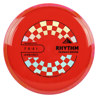 Axiom Discs Project Lab Coat Neutron Rhythm Fairway Driver 7/5/-2/1 Red/Orange Pink 173 grams