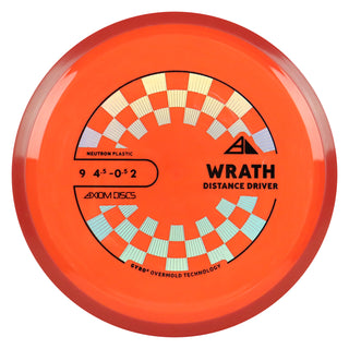 Axiom Discs Project Lab Coat Neutron Wrath Distance Driver 9/4.5/-0.5/2 Orange/Red 172 grams