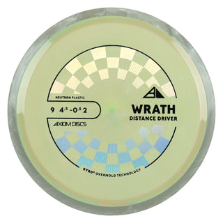 Axiom Discs Project Lab Coat Neutron Wrath Distance Driver 9/4.5/-0.5/2 Tan/Grey Marble 168 grams
