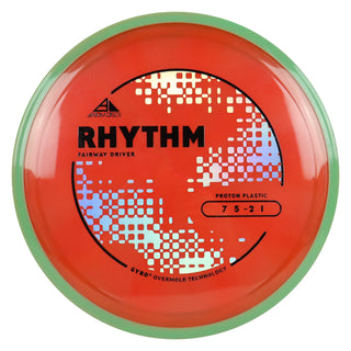 Axiom Discs Project Lab Coat Proton Rhythm Fairway Driver 7/5/-2/1 Orange Red/Teal 167 grams