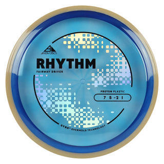 Axiom Discs Project Lab Coat Proton Rhythm Fairway Driver 7/5/-2/1 Dark Blue/Tan 167 grams