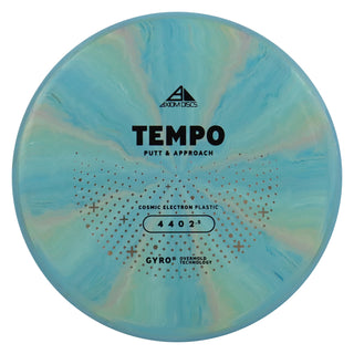 Axiom Disc Golf Cosmic Electron Tempo Putt and Approach 4/4/0/2.5 Blue/Blue 165 grams