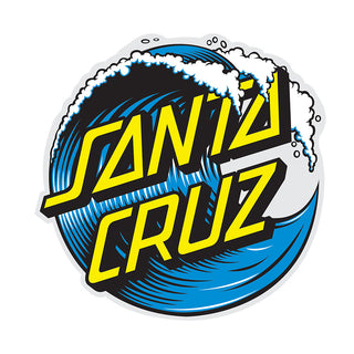 Santa Cruz Sticker Wave Dot 6"