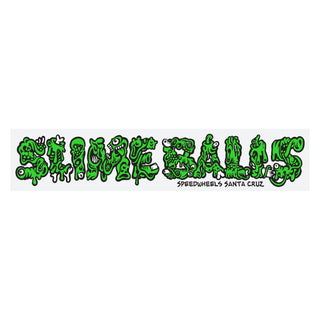 Slime Balls Skateboard Wheels Sticker Abomination Green/Black 1.25"